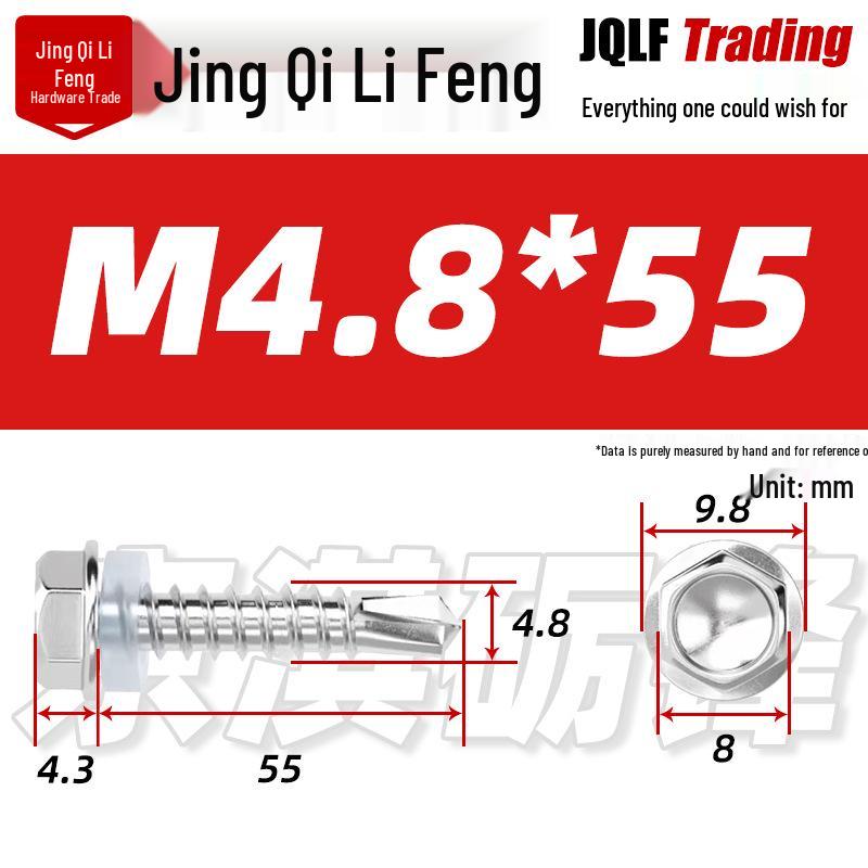 Stainless Steel 410 Hex Self-Drilling Screws for Color Steel Tiles