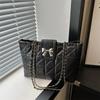 Premium Soft Rhombus Chain Bag Large Capacity Tote Bag New Trendy Fashion Versatile Shoulder Bag Large Bag