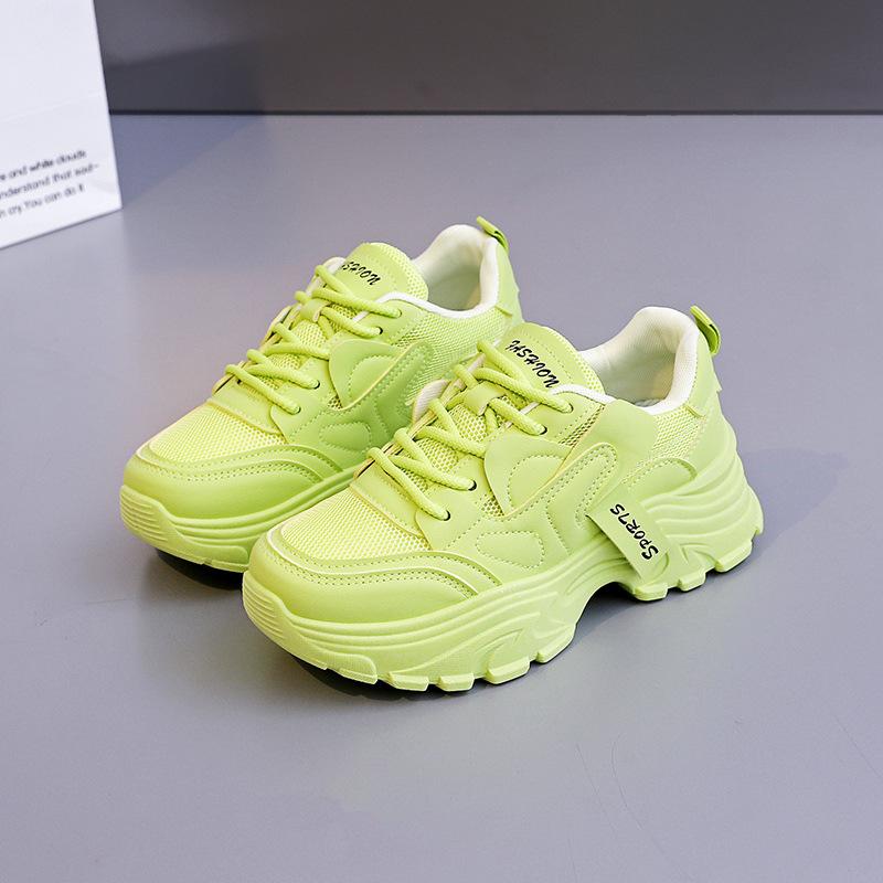 Women's Shoes Spring Internet Celebrity Dad Shoes Ins Super Fire Casual Sports Shoes 2025 Platform White Shoes Children YYT-T95
