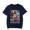 Ladies' Loose Casual Fun Moo Deng Bouncing Pig Print Pure Cotton Short Sleeved Top T-Shirts Women’s