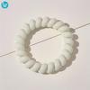 Women Spring Hair Ties Elastic Hair Band Custom Ponytail Holder Telephone Line Phone Cord Hair Ring