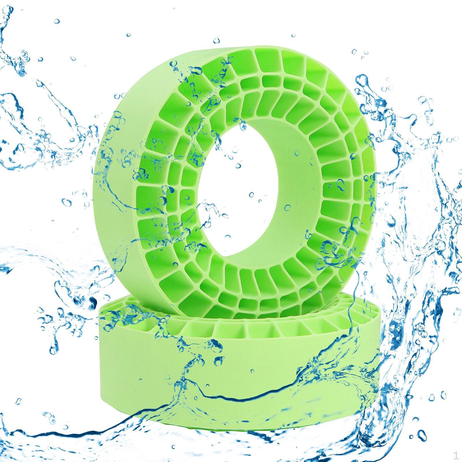 

2 шт. Вставки для шин для 1/10 RC вантажівок-краулерів 1 10 масштаб Автомобільні аксесуари Замінники Колеса Шини зелений