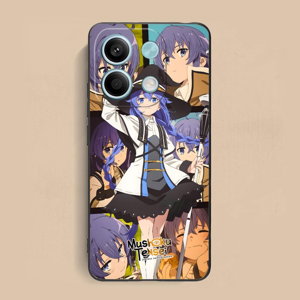Mushoku Tensei Roxy Mobile Phone Case for Xiaomi Redmi Note 14 13 12 11 S Pro Plus 4G 5G Colorful Printing Cover Pretty Luxury