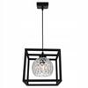 HANGING LAMP CAGE ELEGANT GLASS BALL
