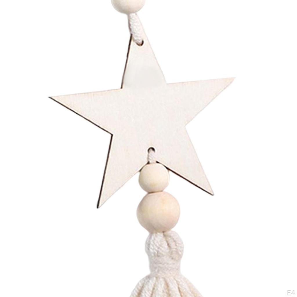 Boho Chic Wall Hanging Decor with Fringe for Home Office