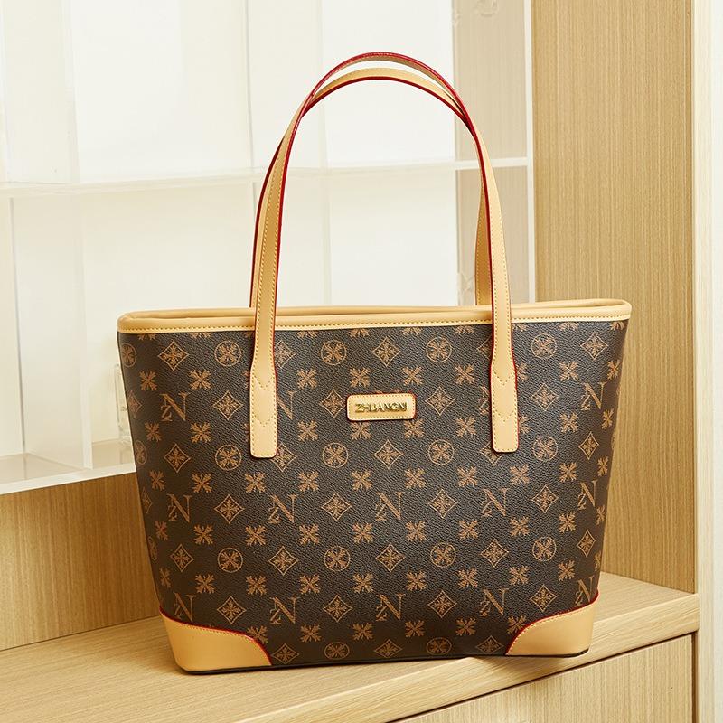 New Simple High-end Handbag Large-capacity Printed Women's Bag Shoulder Bag Design Tote Bag