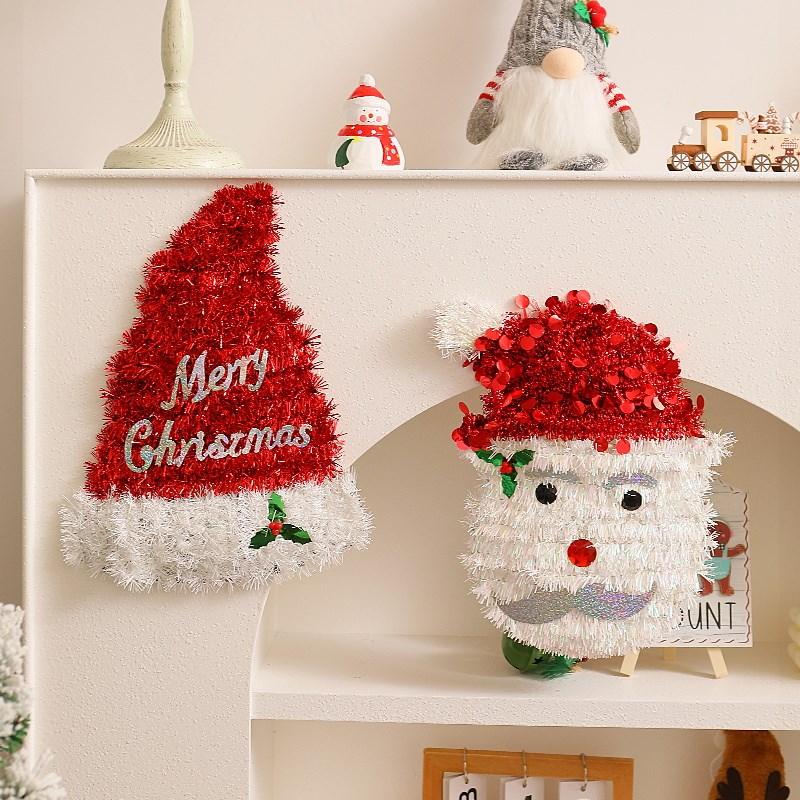 Christmas Themed Party Decor Banners Tablecloths Paper Plates Cups Balloons Set Checkered Christmas Santa Claus Reindeer Snowmen