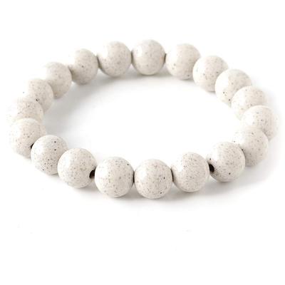 Hokutolite Bracelet 10mm Made In Taiwan Negative Ion Measured Radium Inner Diameter Approx. 15.5cm