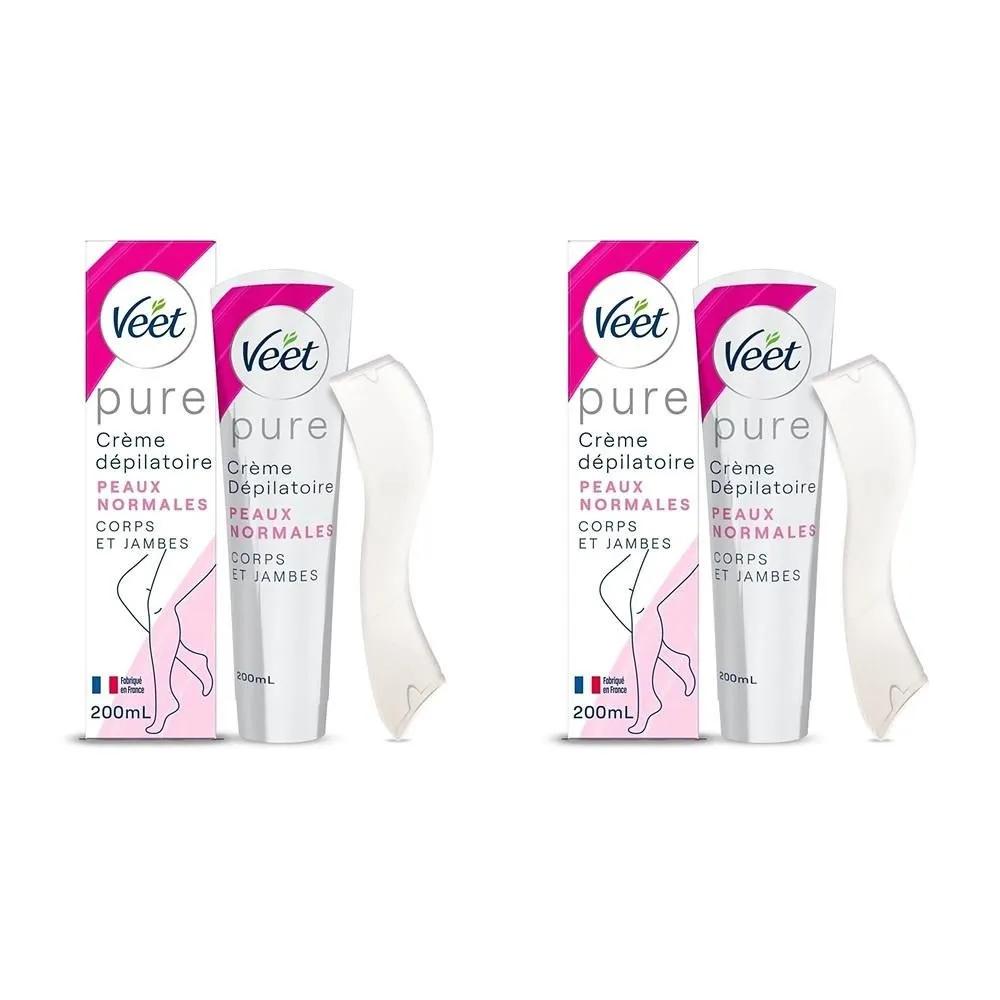 VEET Крем для удаления волос 200 мл 2 упаковки Нормальная кожа VEET крем для удаления волос для нормальной кожи