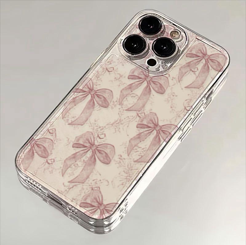Pink Bowknot Love Heart Case For infinix Note 30 40 50S Hot 60 50 Pro 40i 30i Smart 8 Pro 10PLUS GT30 TECNO SPARK 20 20C Cover