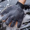 [Q]5-Finger Car Washing Glove Double-Faced Coral Velvet Auto Cleaning Mitt Ultra-Soft Car Detailing Wash Gloves