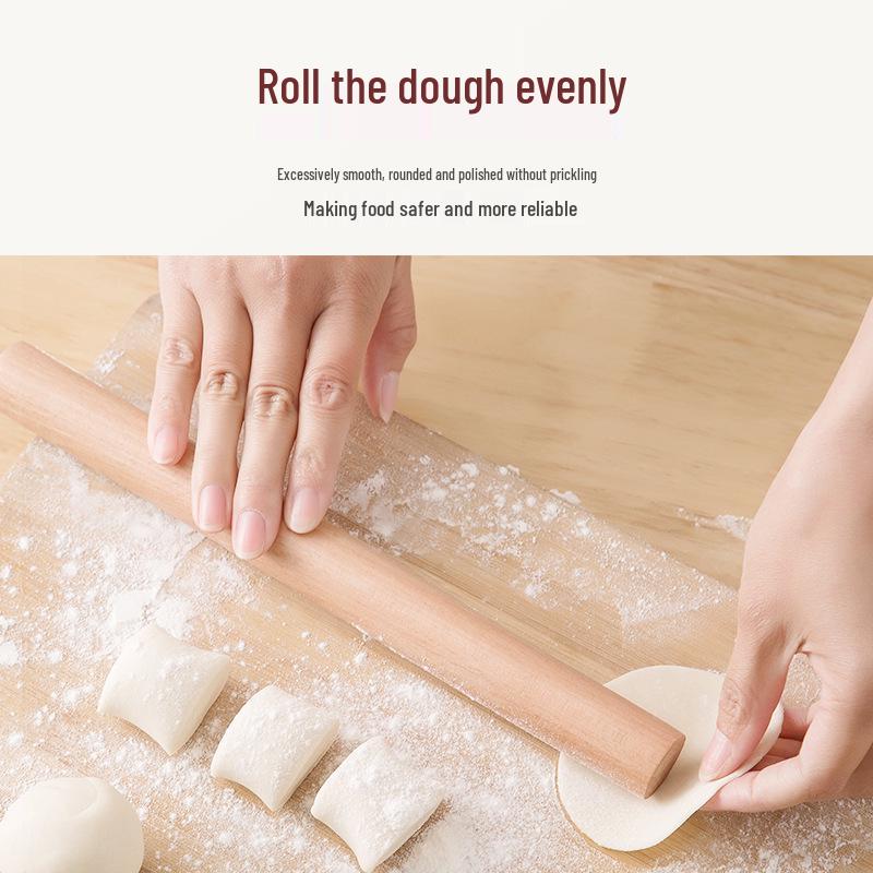 Mattarello in Legno Massello di Faggio per Ravioli e Pasticceria