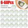 6-60PCS Deodorant Balls For Shoes Jasmine Scent Fresheners Footwear Shoe Closet Toilet Deodorization Long-lasting Aromatic 2025