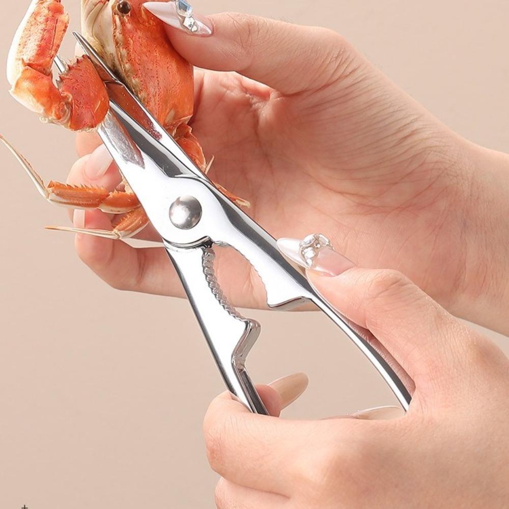 3Pcs/Set Multi-functional Crab Eating Tool Thickening Seafood Tools Creative Crab Tong  Restaurant