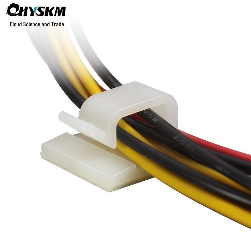 Adhesive Cable Wire Organizer Clip and Fixing Base