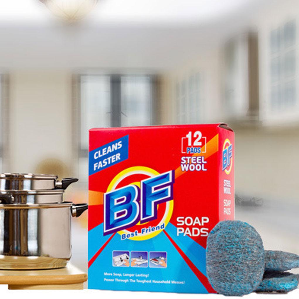 Kuchyňský čisticí kartáč Nerezové hrnce Lesklé a bez skvrn Čisticí prostředky pro domácnost Ruce