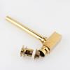 AODEYI Gold Brass Pop-Up Basin Waste Drain, Basin Mixer P-Trap Waste Pipe Into The Wall Drainage Brass Vessel Or Ceramic Sink