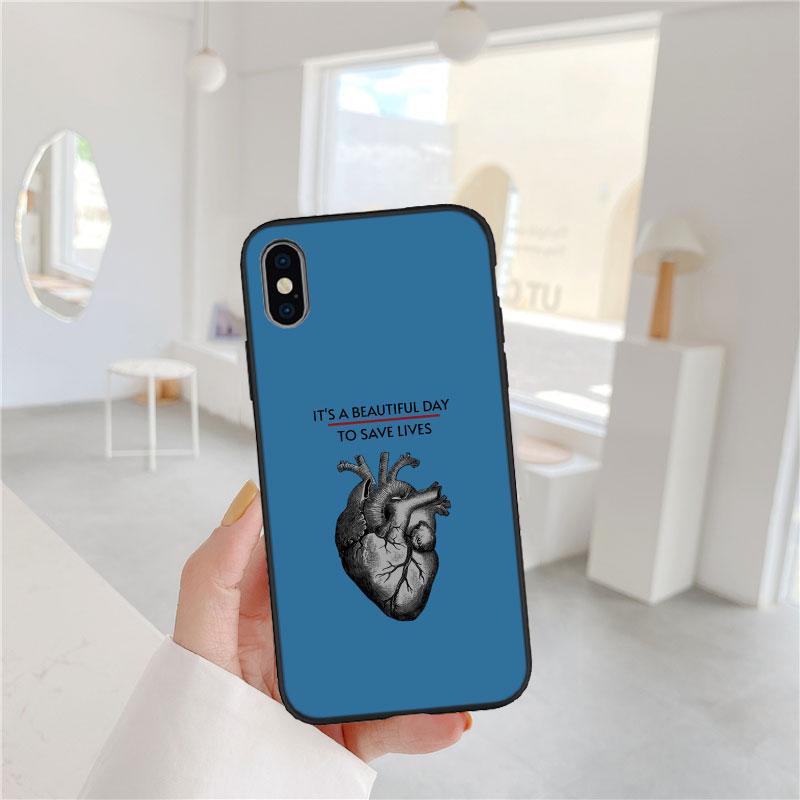 CJ62 Grey's Anatomy Soft Shell Phone Case for Redmi Note 10 11 12 Pro Max 10S 10C 10T 11A 11S 12S 12C