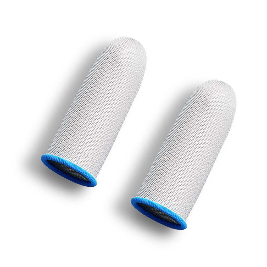 

1 Pair Anti-slip Reusable Cellphone Gaming Fingertip Gloves Mobile Phone Game Anti-sweat Non-scratch Sleeves Gaming Accessories