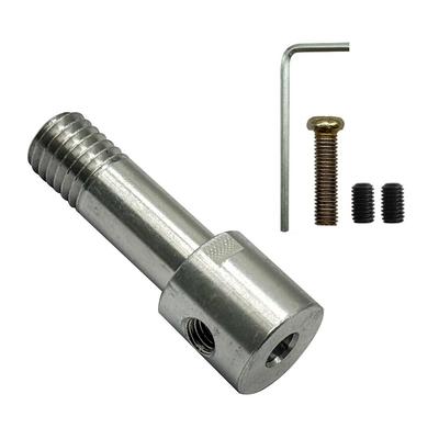 Output Conversion Grinding Machine Shaft M10 Thread Compatibility Steel Construction 5mm Bearing Bore Adapter For Drill Chucks
