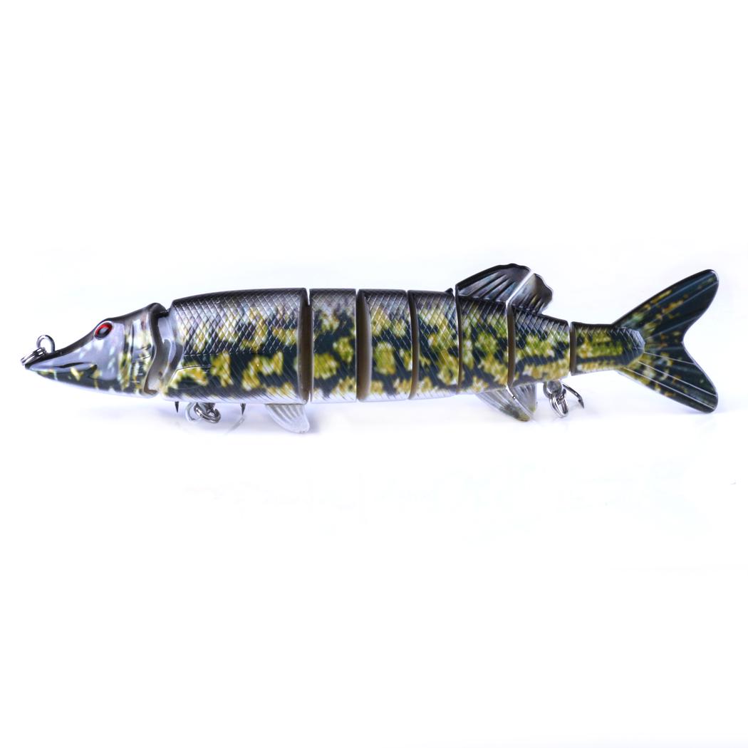 

1 шт., 20,5 см/69 г, HENGJIA, 7 сегментов, большие шарнирные рыболовные приманки для гольяна, морская рыболовная снасть, крючок