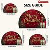 1Pcs Red Festive Semi Circle Welcome Doormat Non-Slip for Outdoor Patio Porch Kitchen Bathroom Entryway Floor Mat