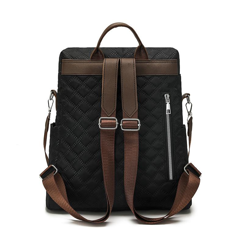 Dual-shoulder Bag Fashionable Dual-shoulder Backpack High-end Commuting and Traveling Women's Backpack