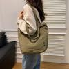 Casual Japanese Sle Nylon Waterproof Single Shoulder Underarm Bag for Women Large Capaci Student Commuting Class Bag Handbags