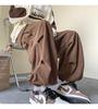Men's Corduroy Overalls with Velvet - American Style, Straight Loose Wide-Leg, Trendy Autumn/Winter Large Size Pants