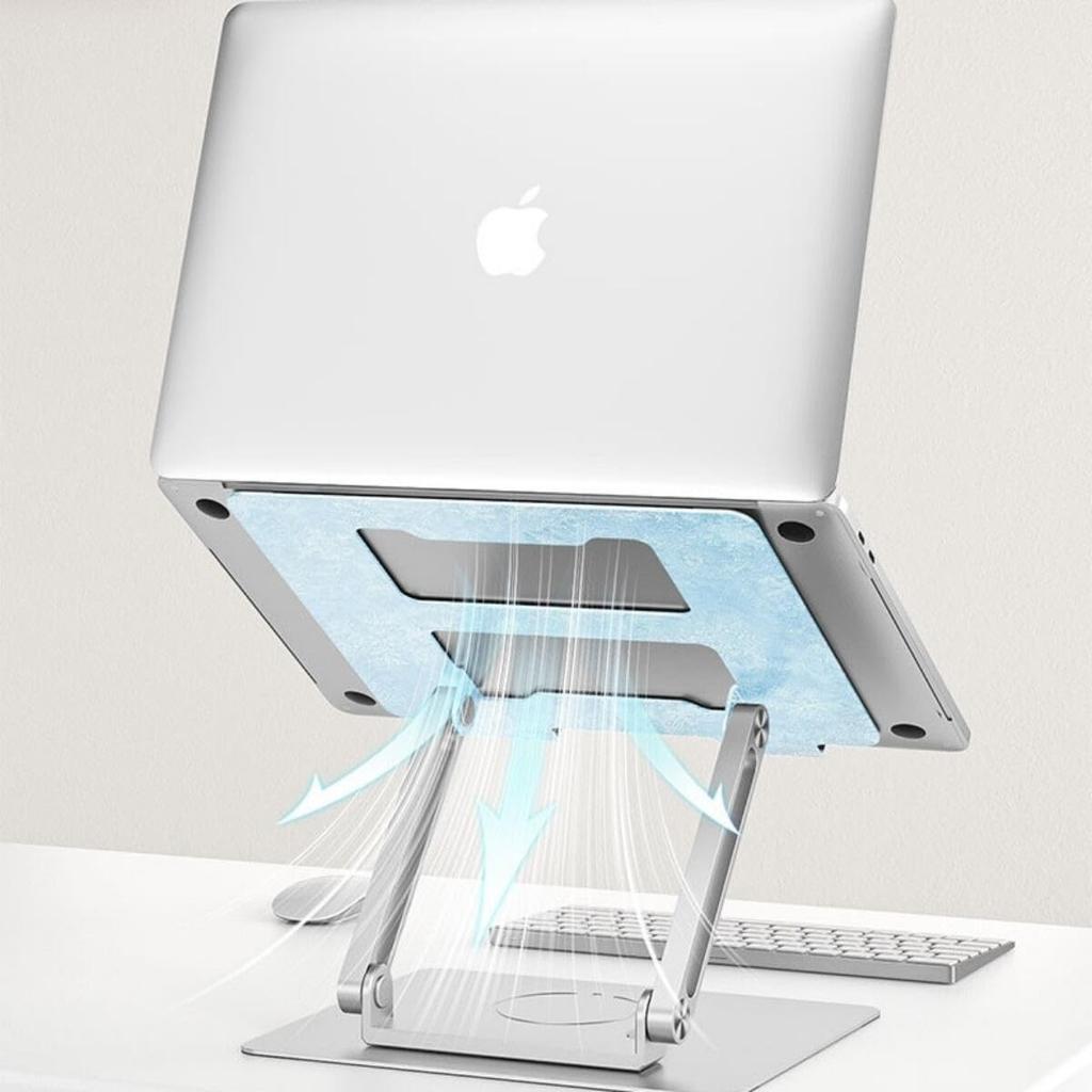 Sweeml Laptop Foldable PC 360 Degree Angle Tablet Desktop Remote At Aluminum Stand, Stand, Rotation, Adjustment, Stand, Stand, Telework, Work, Home,