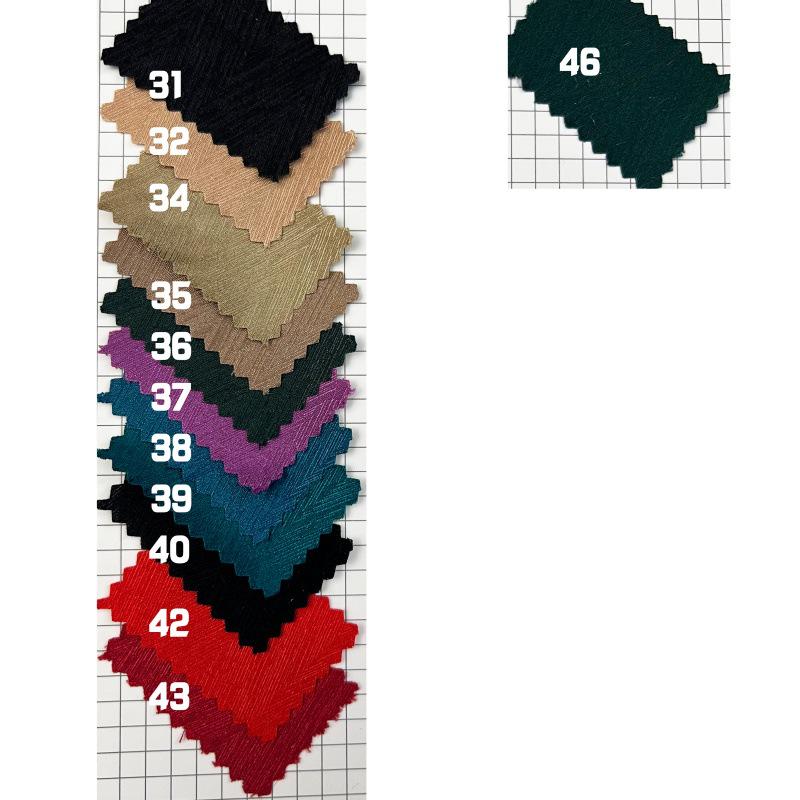 Herringbone Solid Color Twill Jacquard Fabric for Hanfu and Cheongsam Skirts