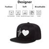 Unisex Heart Electrocardiogram Embroidery Hip-Hop Hats Spring Autumn Outdoor Adjustable Casual Baseball Caps Sunscreen Hat Cap
