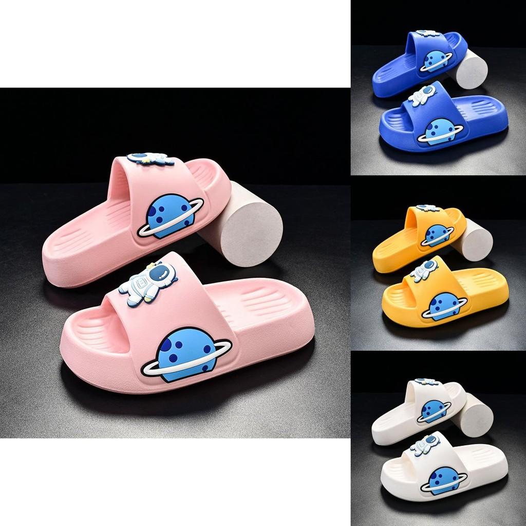 Boys Stylish Girls Slippers Lightweight Eva Material Nonskid House Flops Flip