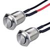 Set of Ten Reliable Waterproof Momentary Push Buttons in a Space Saving Design Great for Multiple Applications