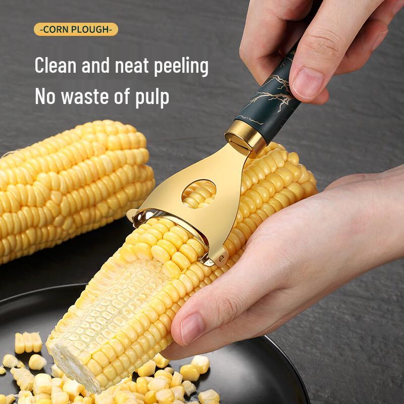 RuHan 304 Stainless Steel Corn Peeler with Hook