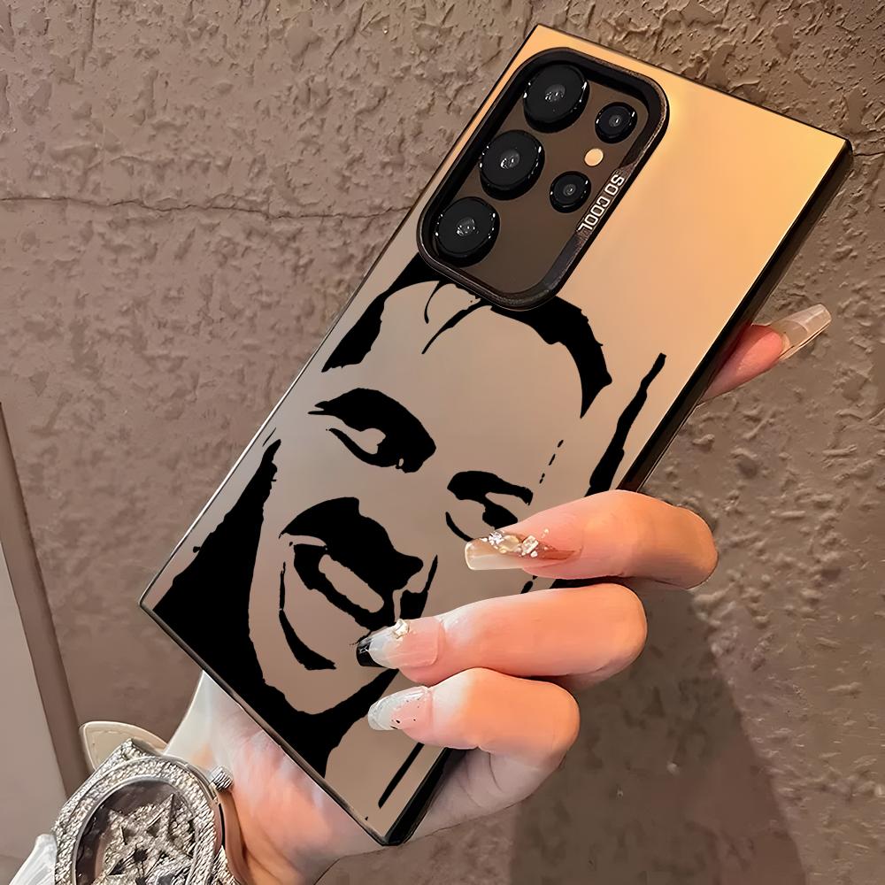 Horro Movie S-Shining Phone Case For Samsung Galaxy S25 Edge S24 S23 S22 S21 S20 Ultra Funda Silicone Silver Cover