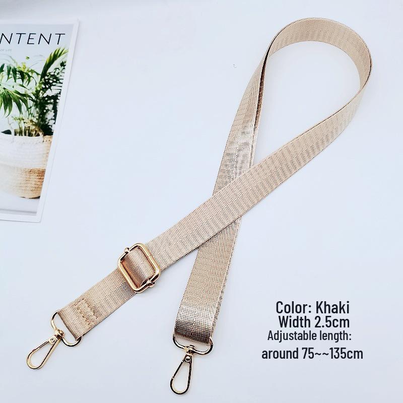 

Универсальный однотонный регулируемый ремень кроссбоди с металлической пряжкой хаки