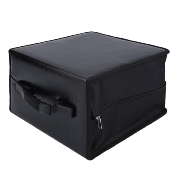 Media Storage Portable PU Leather CD DVD Case Wallet Zipped Large ...