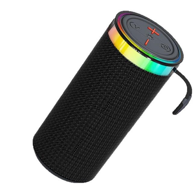 Bluetooth Speaker with High Sound Quality, Outdoor Travel Ready, Large Volume, Subwoofer, Portable Dream Lighting Effect (Model W17)