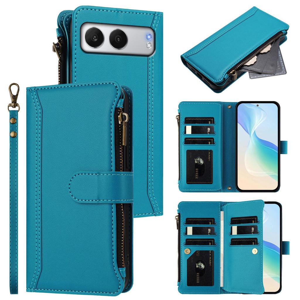 High-End Zipper Card Insert Phone Case for Oneplus Nord 4 5G Overseas Version