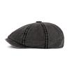 Cotton Octagonal Cap Men British Vintage Newsboy Cap Berets Paintsman Cap