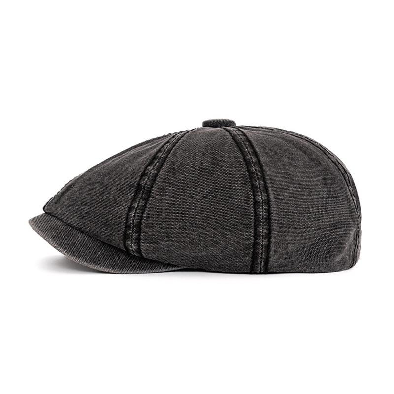 Cotton Octagonal Cap Men British Vintage Newsboy Cap Berets Paintsman Cap