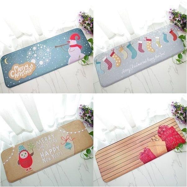 Premium Quality Christmas Floor Cover Mats With Soft Non-slip Rug For Home Decoration