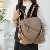 Outdoor Travel Bag PU Women's Large Capacity Backpack Multifunctional Shoulder Bag