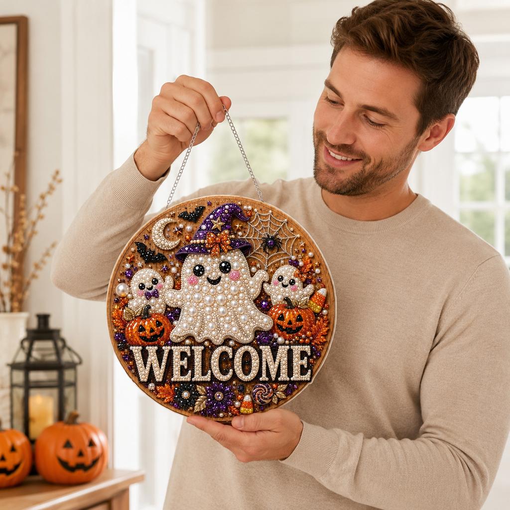 Small Halloween Acrylic Pendant Ornament for Party Decorations and Halloween Favors