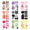 14Pcs/Set Makeup Sponge Kit Latex-Free Foundation Blending Liquid Powder Cream Application Cotton Powder Puff Mini Beauty Sponge Makeup Tools