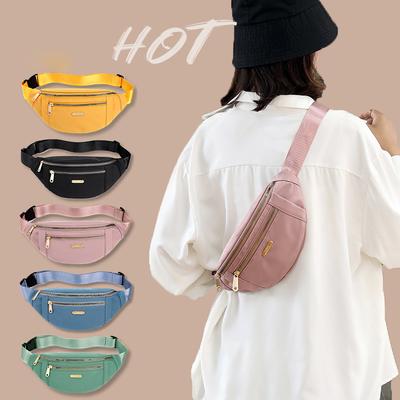 Fashiable Fanny Pack Waist Pack for Women Travel Sports Running with Adjustable Strap Zipper Pockets Outdoor Sports Chest Bag