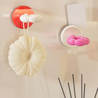 Small Shower Suction Hooks No Drill Wall Hooks Hanger Anti-Slip Load-Bearing Home Organizing Tool For Window Bathroom Kitchen