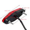 LED Motorcycle Taillight Brake Light 12V Retro Rear Light Running Light for Suzuki ATV LTZ King Quad Runner DR DRZ 650 400 LT