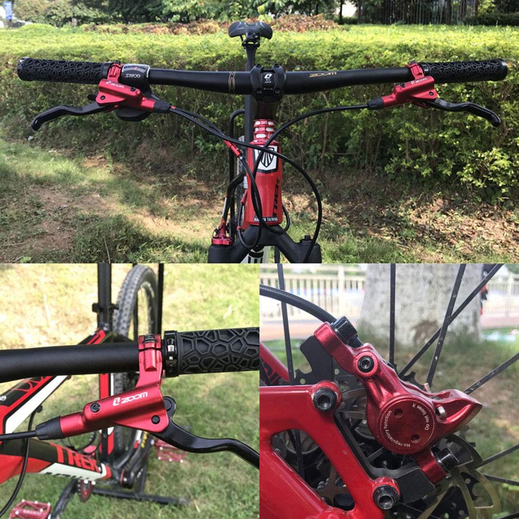 JPAMZCEO Bicycle Brake Lever Set, 800mm/1400mm, Hydraulic Disc Brake Set for Front and Rear MTB Bikes